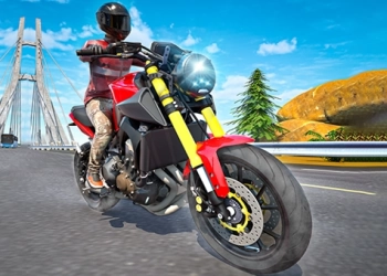 Traffic Rider Moto Bike Racing скрыншот гульні