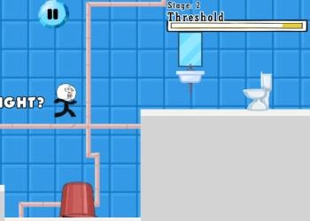 Trollface: Toilet Run екранна снимка на играта