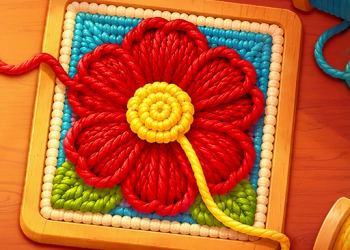 Yarn Art Loop скрыншот гульні