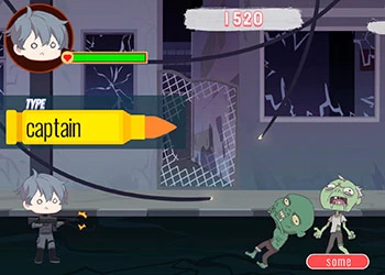 Zombie Psaní snímek obrazovky hry